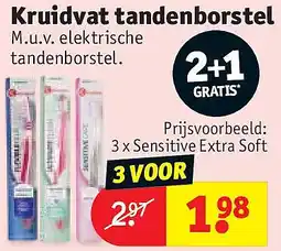 Kruidvat Kruidvat tandenborstel aanbieding