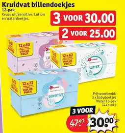 Kruidvat Kruidvat billendoekjes aanbieding