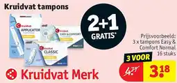 Kruidvat Kruidvat tampons aanbieding