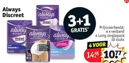 Kruidvat Always Discreet aanbieding