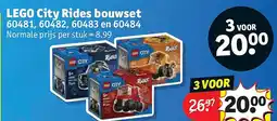 Kruidvat LEGO City Rides bouwset aanbieding