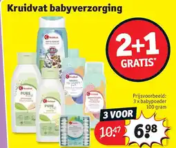 Kruidvat Kruidvat babyverzorging aanbieding