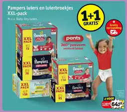 Kruidvat 2x Baby-Dry luierbroekjes XXL-pack 4 114 stuks aanbieding