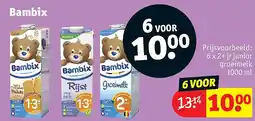 Kruidvat 6 x 2+ jr junior groeimelk 1000 ml aanbieding