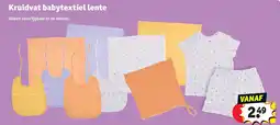 Kruidvat Kruidvat babytextiel lente aanbieding