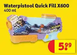 Kruidvat Waterpistool Quick Fill X600 aanbieding