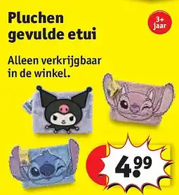 Kruidvat Pluchen gevulde etui aanbieding