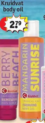 Kruidvat Kruidvat body oil aanbieding