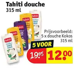 Kruidvat Tahiti douche aanbieding