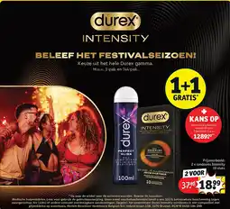Kruidvat 2 x condooms Intensity 10 stuks aanbieding