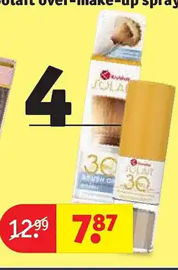 Kruidvat Kruidvat Solait SPF30 Brush on Face Transparant Sun Powder aanbieding