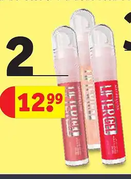 Kruidvat Maybelline New York 06 Strawberry Shake Lifter Gel Lipgloss aanbieding