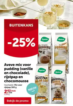 AVEVE Mix voor rijstpap 500 g aanbieding