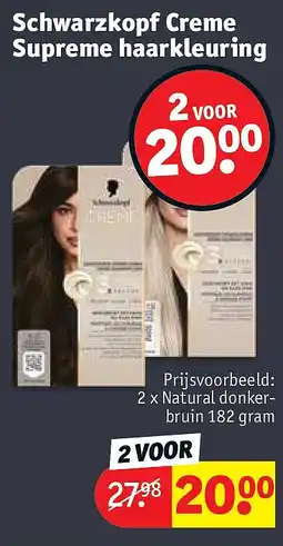 Kruidvat 2 x Natural donkerbruin 182 gram aanbieding