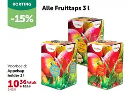 AVEVE Appelsap helder 3 l aanbieding