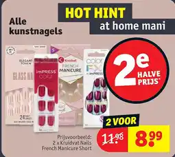 Kruidvat 2 x Kruidvat Nails French Manicure Short aanbieding