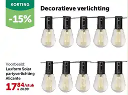 AVEVE Luxform Solar partyverlichting Alicante aanbieding