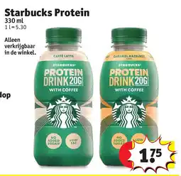 Kruidvat Starbucks Protein aanbieding