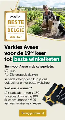AVEVE Verkies Aveve voor de 19de keer tot beste winkelketen aanbieding