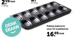 AVEVE Patisse bakvorm voor 12 madeleines aanbieding