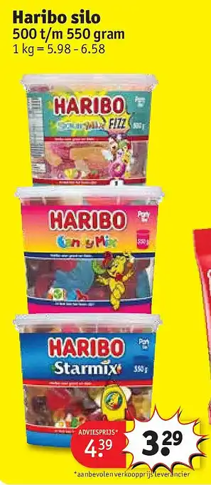 Kruidvat Haribo silo aanbieding