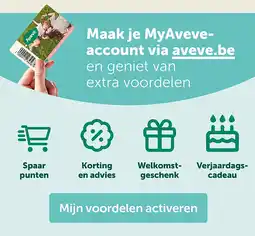 AVEVE Maak je MyAveveaccount via aveve.be aanbieding