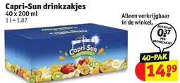 Kruidvat Capri-Sun drinkzakjes aanbieding