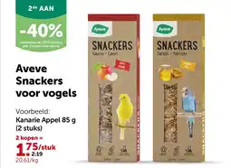 AVEVE Kanarie Appel 85 g (2 stuks) aanbieding