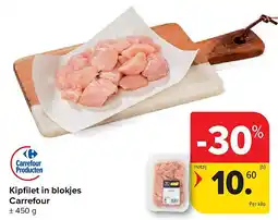 Carrefour Kipfi let in blokjes Carrefour aanbieding