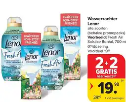 Carrefour Wasverzachter Lenor aanbieding
