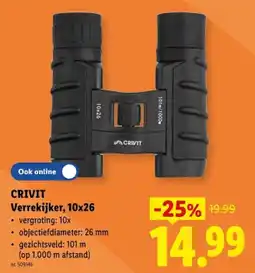 Lidl Verrekijker, 10x26 aanbieding