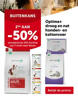 AVEVE Optima+ droog en nat honden- en kattenvoer aanbieding