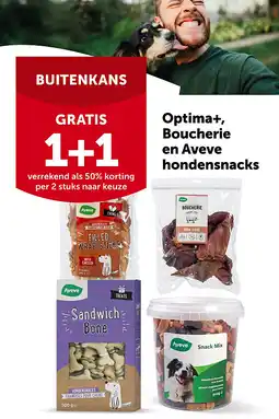 AVEVE Optima+, Boucherie en Aveve hondensnacks aanbieding