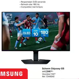 Carrefour Scherm Odyssey G5 aanbieding