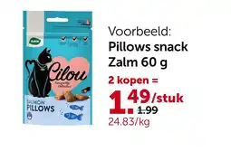 AVEVE Pillows snack Zalm 60 g aanbieding