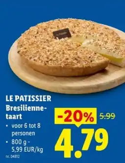 Lidl Bresiliennetaart aanbieding