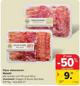 Carrefour Fijne vleeswaren Maletti aanbieding