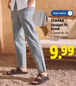 Lidl Straight fit broek aanbieding