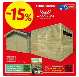 Hubo TUINHUIZEN aanbieding