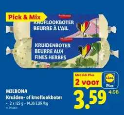 Lidl Kruiden- of knoflookboter aanbieding