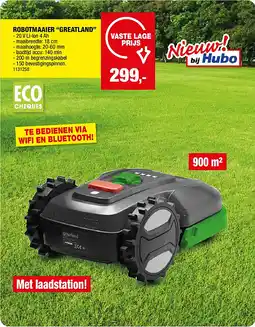 Hubo ROBOTMAAIER “GREATLAND” aanbieding