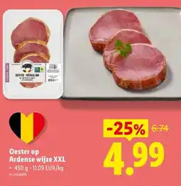 Lidl Oester op Ardense wijze XXL aanbieding
