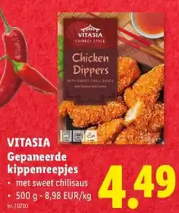 Lidl Gepaneerde kippenreepjes aanbieding