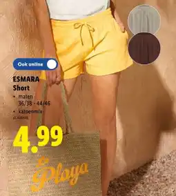 Lidl Short aanbieding