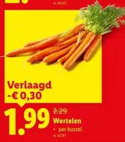 Lidl Wortelen aanbieding