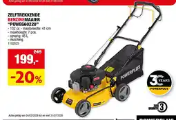 Hubo ZELFTREKKENDE BENZINEMAAIER “POWEG60220” aanbieding