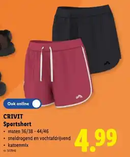 Lidl Sportshort aanbieding