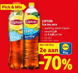 Lidl Ice tea zero aanbieding