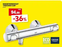 Hubo DOUCHETHERMOSTAAT “PRECISION FLOW” aanbieding