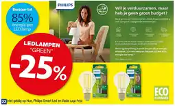 Hubo LEDLAMPEN “GREEN” aanbieding